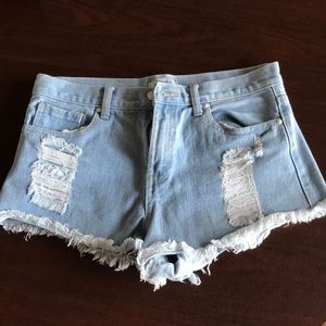 Blue Jean Shorts Size 27